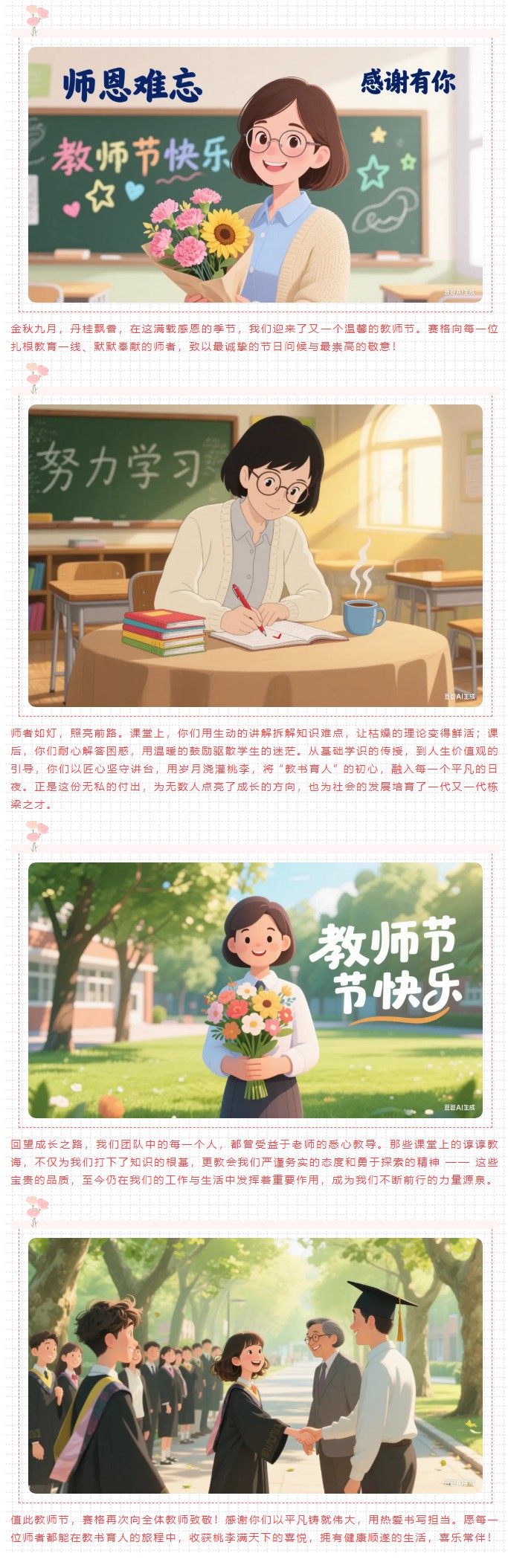 感恩有您 照亮前行 — 祝老師們節日快樂!_副本